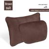 Suede Lumbar Pillow for Maybach: Headrest Cushion and Neck Support.