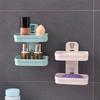 Bathroom Shower Soap Box Dish Storage Plate Tray Holder Case Soap Holder Double