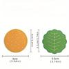 1PC Waterproof and Oil Proof Cup Mat PVC Coffee Cup Anti Slip and Heat Insulation Mat Household Cup Mat Set Placemats for Table