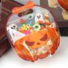 Halloween Candy Bags, 30 Piece Clear Plastic Party Treat Holders with Carry Grips for Packaged Candy and Small Gifts at Parties
