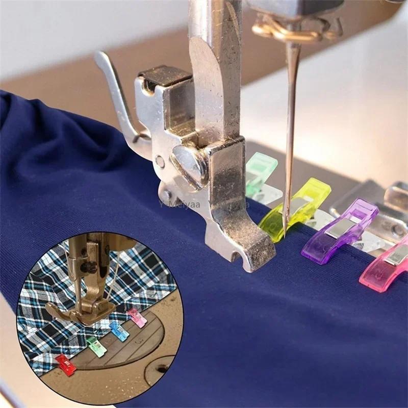5/10/50/200PCS Random Color Sewing Clips Plastic Craft Crocheting Knitting Safety Clothing Clips Binding Clips Multipurpose
