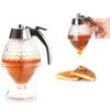 200ml Honey Dispenser Non-Glass Syrup Dispenser Honey Container Honeycomb Shaped Honey Distribution Tank Honey Jar with Stand