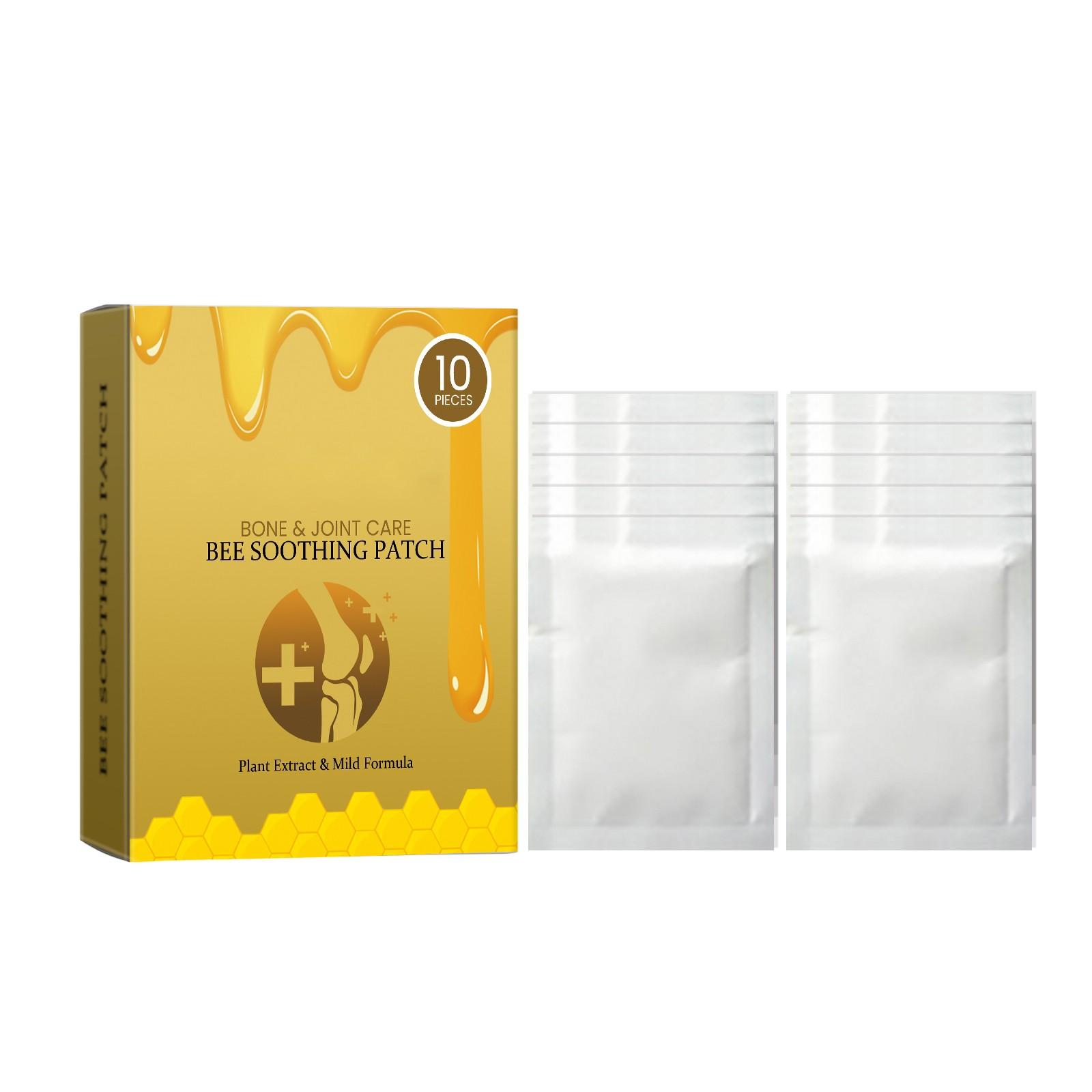 

Пластырь для ног Bee Pain Care эластичный тканевый пластырь для суставов шеи, колена, плеча, талии, ноги 10 шт. жёлтый