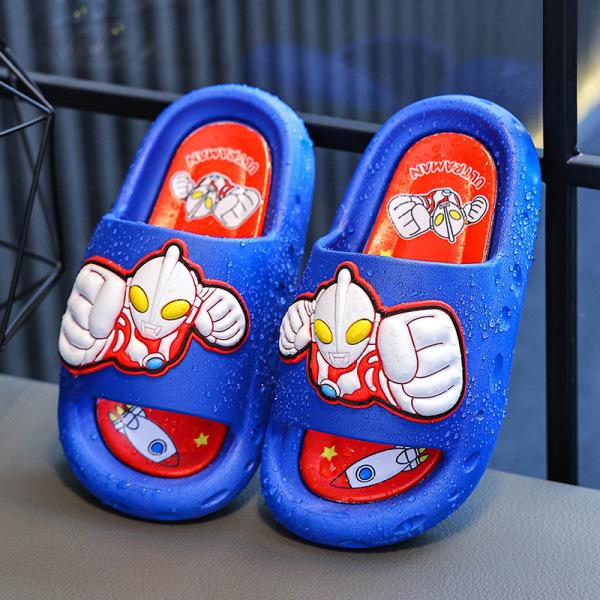 Ultraman Children's Cartoon Non-Slip Thickened Wear-Resistant Boys' Home Superhero Soft Sole Baby Slippers