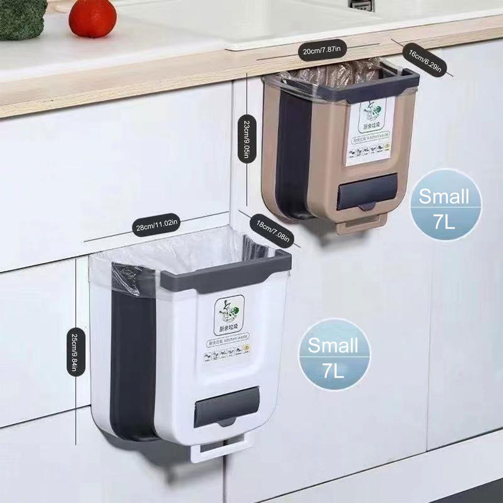 Accesoriu pentru mașină de camping Coș de gunoi pliabil Material PP de mare capacitate ușor de curățat pentru rulotă autocaravană mașină acasă