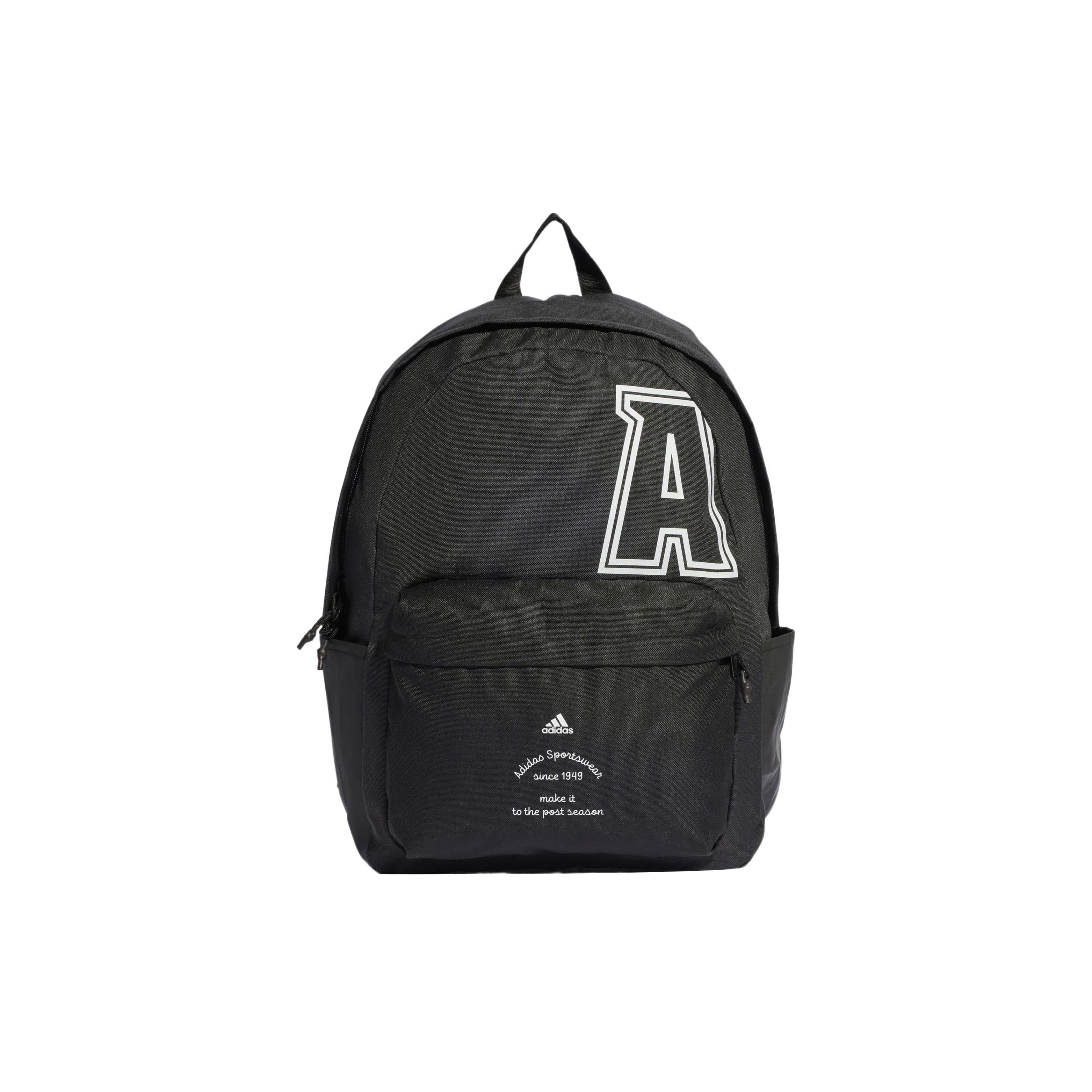 Adidas Large Capacity Sports Polyester Backpack Unisex Backpack Carbon-Black HY0744 Carbon Black