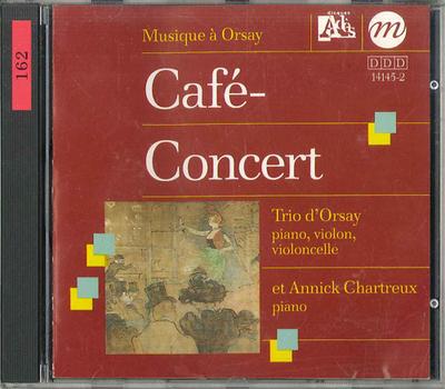 CD TRIO D'ORSAY - Cafe Concert 141452 ADES France Classical Used