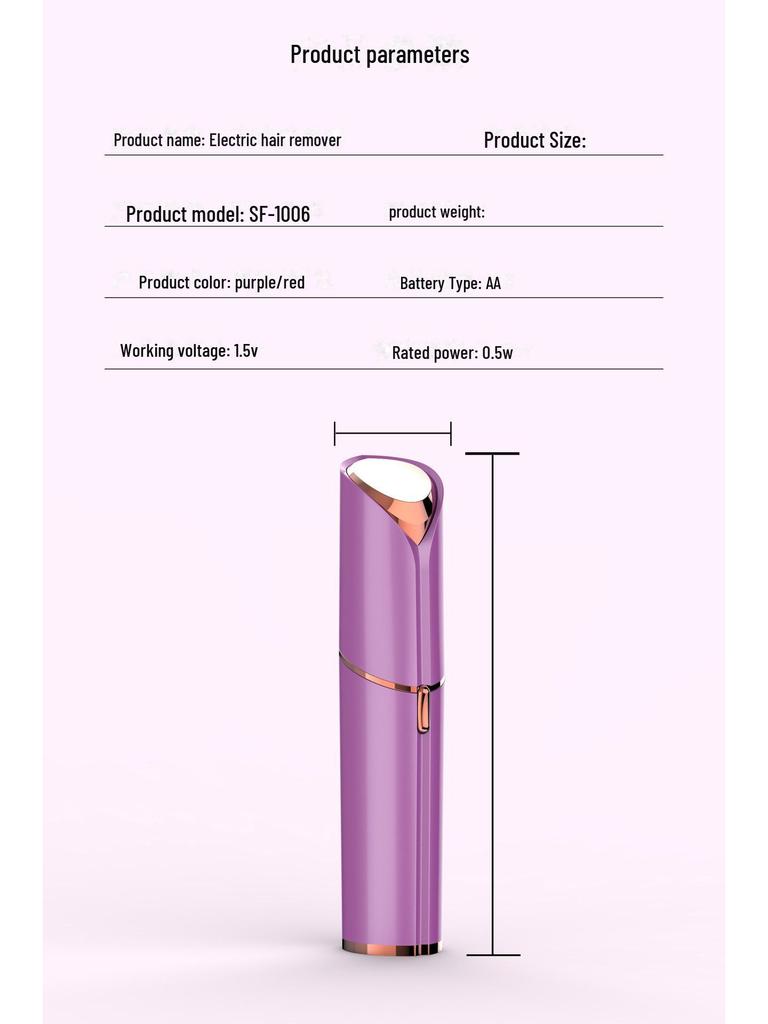 Electric Full Body and Pubic Hair Shaver for Women - Personal Trimming and Hair Removal Tool.