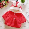 Winter Princess Cape: Faux Fur Two-Color Cloak for Girls and Babies