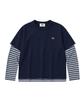 AVELNIS Midnight Stripe Long Sleeve Navy
