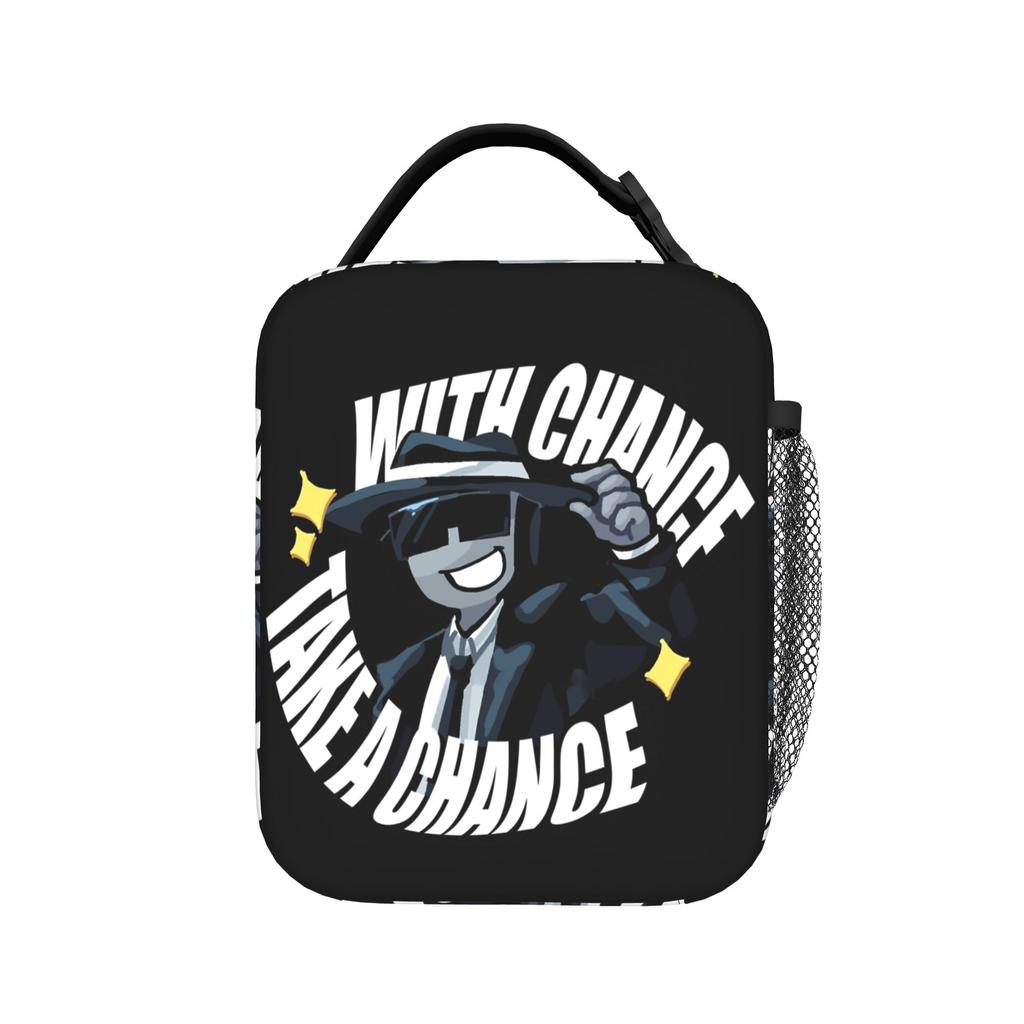 Vintage TEM Bluudude Forsakens Get in Now TEM Blue Dude Insulated Lunch Bag Leakproof Meal Container Cooler Bag Tote Lunch Box