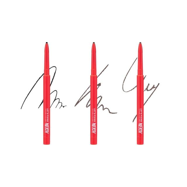 MERZY - Let s Fixing Slim Gel Eyeliner - 3 Colors #01 Black Onyx