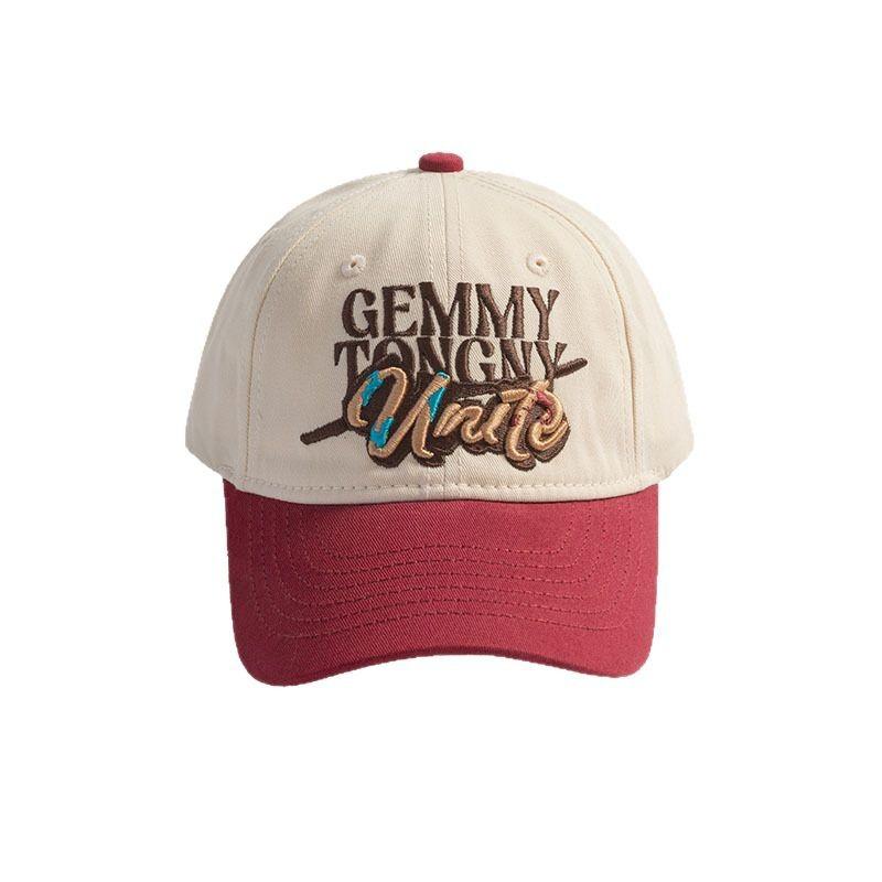College Style Retro Color Block Baby Hat Children Baseball Hat Fashionable Outfit Boys and Girls Versatile Sun Protection Baseball Hat