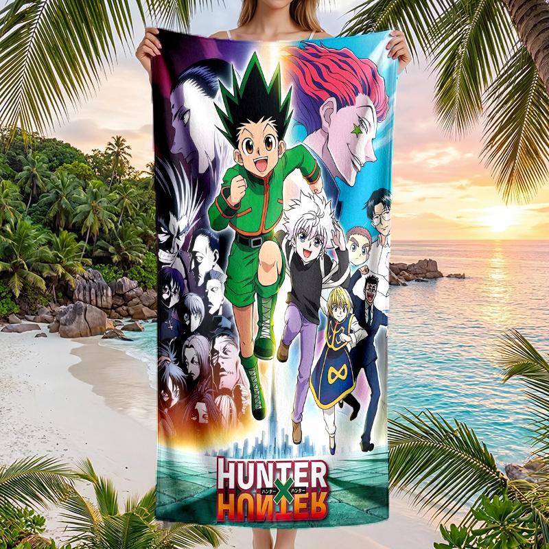 Hunter Fashion Strandtuch: Ideal für Sommerabenteuer Weich, saugfähig und schnell trocknend geeignet zum Schwimmen und Baden