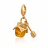 925 Sterling Silver Fashion 3D Honey Pot Charm Pendants Charms Cute Luxury Style Designer Enamel for Bracelet Necklace Custom