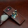 RAZR40 Plaid Phone Case with Card Slot & Ring Holder for Motorola