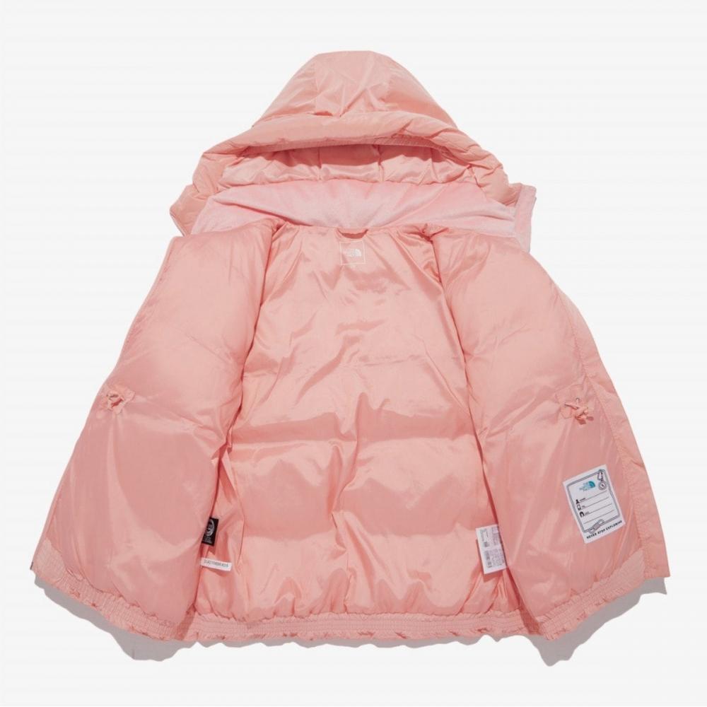 The North Face Kids Girls Novelty Glitter Rds Down Jacket Pink Nj1dq59t