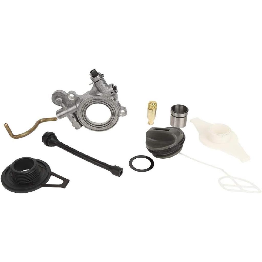 Oil Pump Worm Gear, Oil Pump Line Worm Gear Kit Replacement for Husqvarna 372XP 365 371 385 390 362 570 575 576