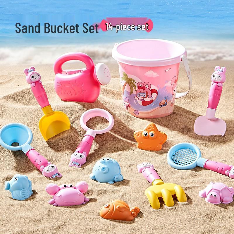 Xinhang Children's Beach Sand Toy Set: Bucket, Shovel, and Tools