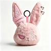 Gothic Plush Bunny Bandage Doll Keychain for Women Dark Bag Charm Fashion Creative Halloween Pendant Gifts Accessories