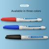 Multi-purpose Marker Pen Deep Hole Marker Pen Long Markers Black Blue Red for Bathroom Woodworking Rock Painting