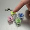 Teclado LED Luminoso Fidget Spinner Brinquedo Botão de Descompressão Clicker de Dedo Brinquedo 2/3/4/5/6 Teclas Fidget Chaveiro Alívio de Estresse Brinquedo de Mesa