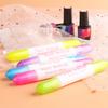 6g Nagelentferner Stift Abnehmbarer Kopf Nagellack Reiniger Kunststoff Maniküre Korrekturstift für Salon