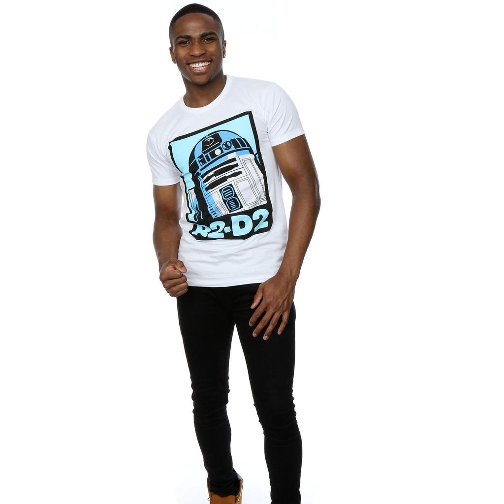 Star Wars Mens R2-D2 Poster T-Shirt