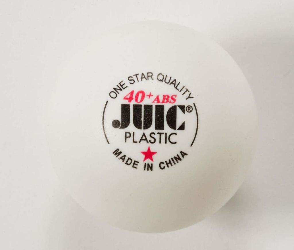 JUIC Tischtennis Training ABS 1 1 Schachtel mit 7050 Bällen, Bälle, Kunststoff, Stern, Weiß, 40mm, 100,