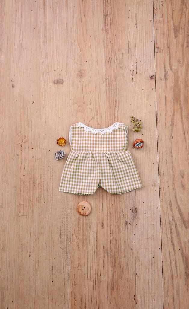 Hamanaka Handgjort Kit Fluffig Utklädningsgosedjur Raka Byxor Hängselbyxor H481-503