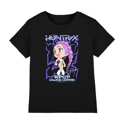 Chasseurs de Démons Kpop - Poster Huntrix Rumi T-shirt Enfant, Noir