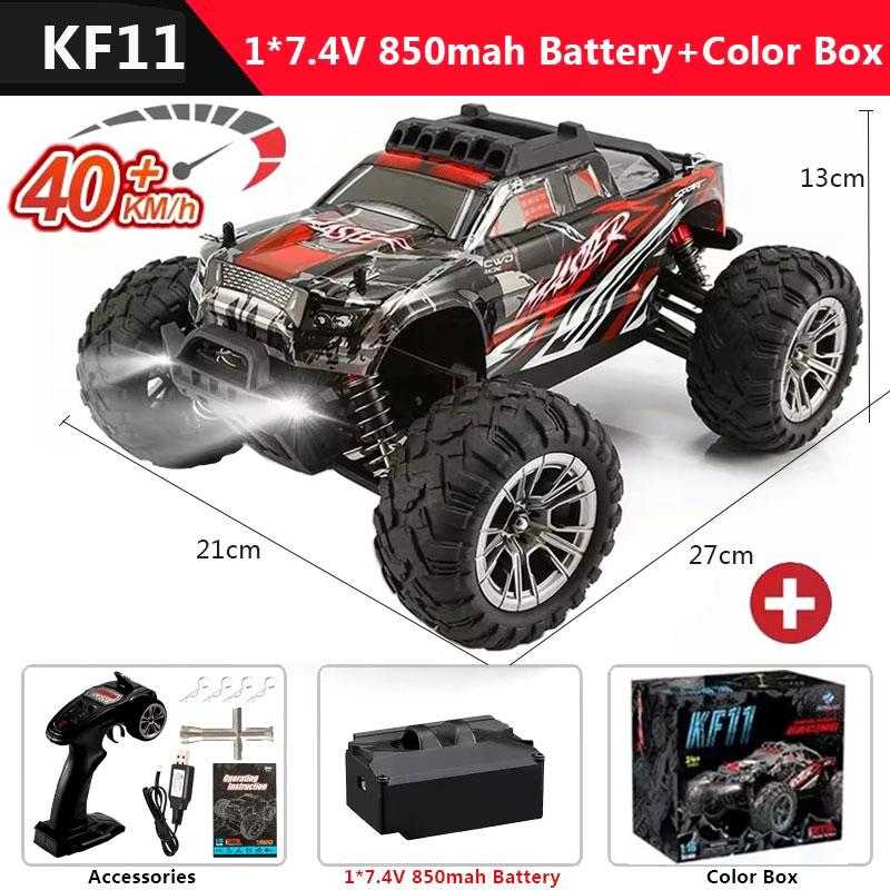 1:16 4WD RC Car Off Road 40KM/H Professional 2.4G High Speed Racing With LED Light Remote Control Cars Drift Monster Truck