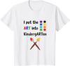 Kids Kindergarten Shirt Artistic Creative Boys Girls Art Painting T-Shirt Unisex T-Shirt