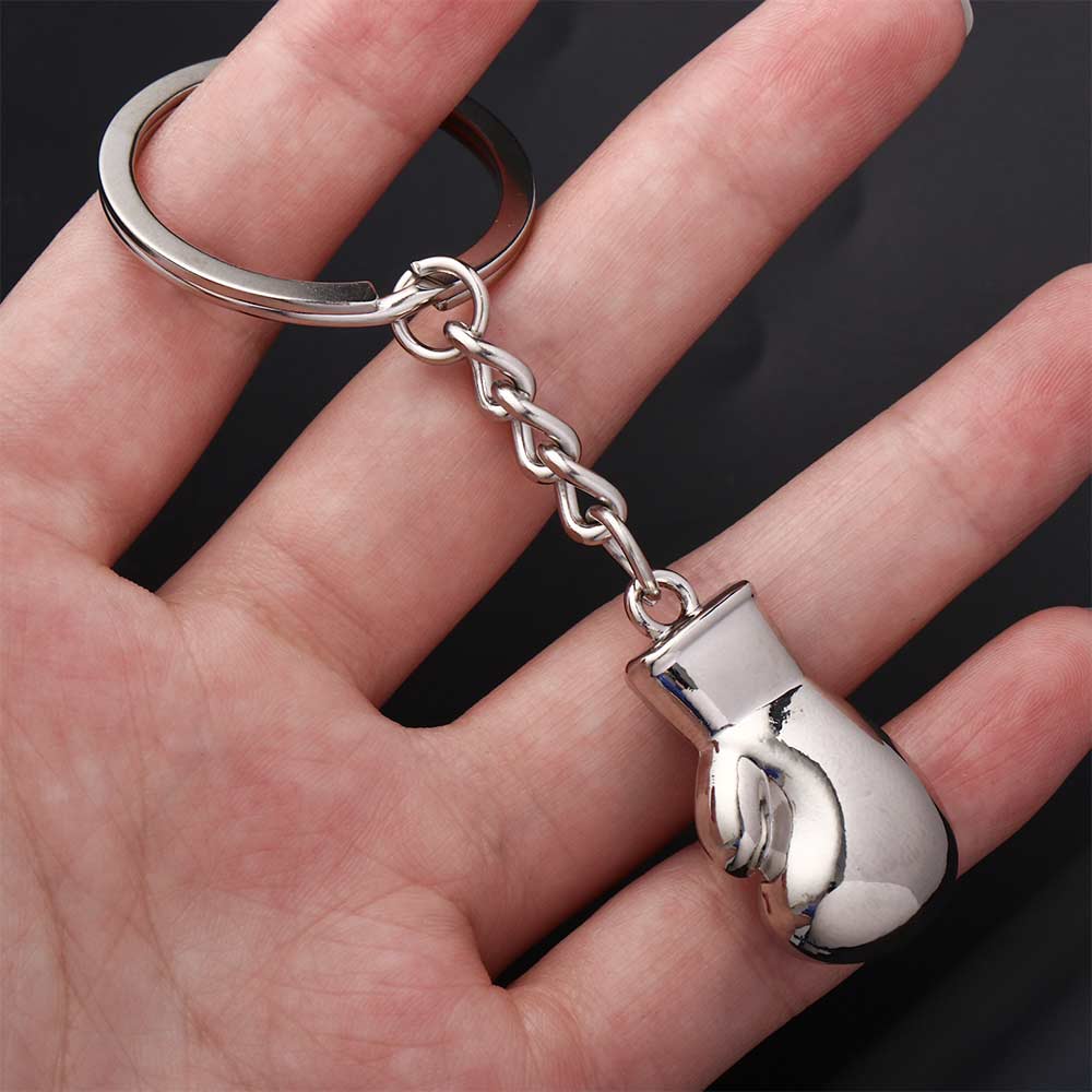Fighting Packaging Decoration Gift Souvenir Keys Holder Bag Pendants Boxing Gloves Keychains