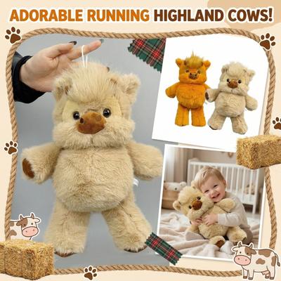 Cute Realistic Bull Doll, Plush Toy As A Birthday Gift For Girls, Comforting Sleeping Pillow For Children