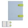 Memo Pads A5 B5 Notepad PU Leather Cover Solid Color Notebook Paper Planner  Unisex Diary