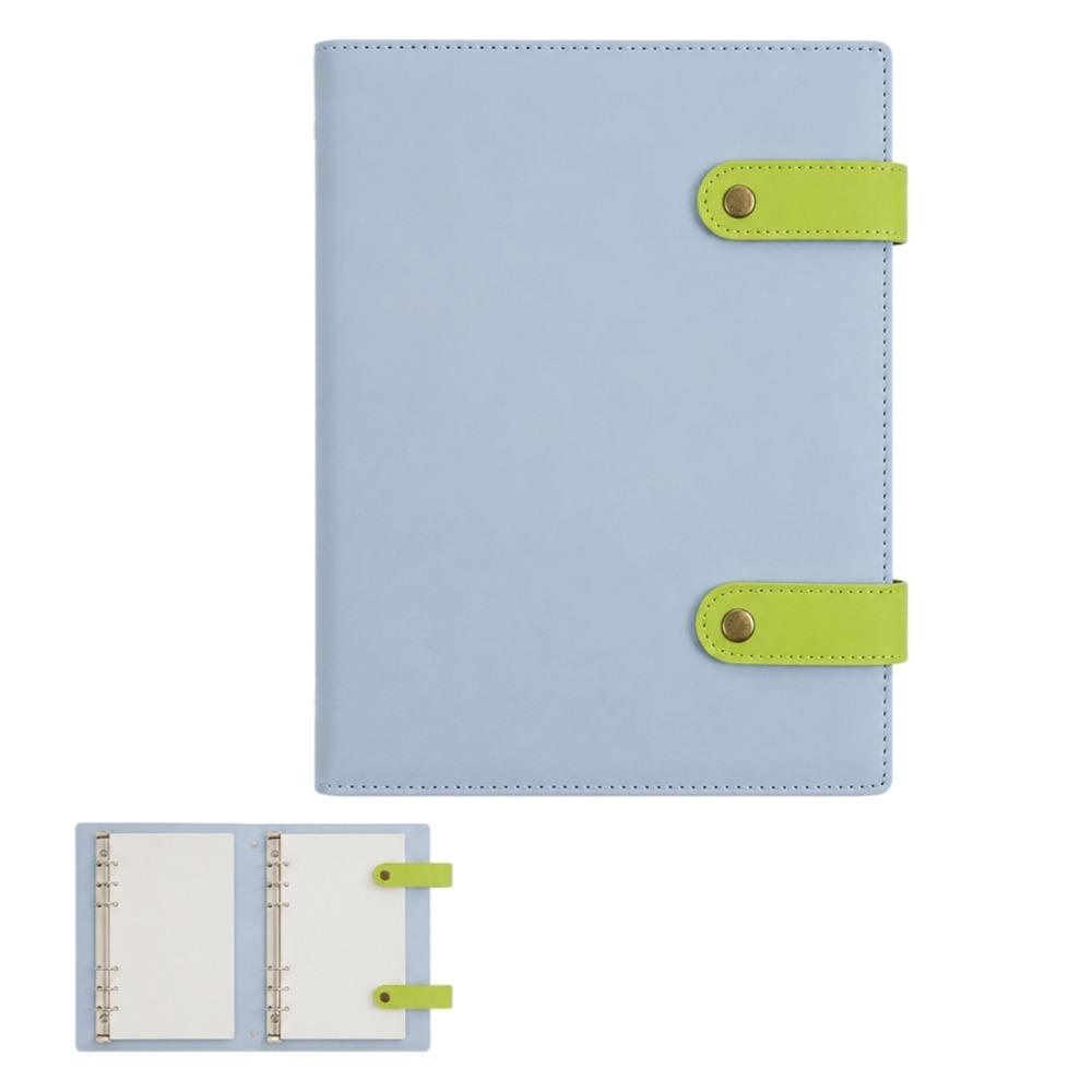 Memo Pads A5 B5 Notepad PU Leather Cover Solid Color Notebook Paper Planner Unisex Diary