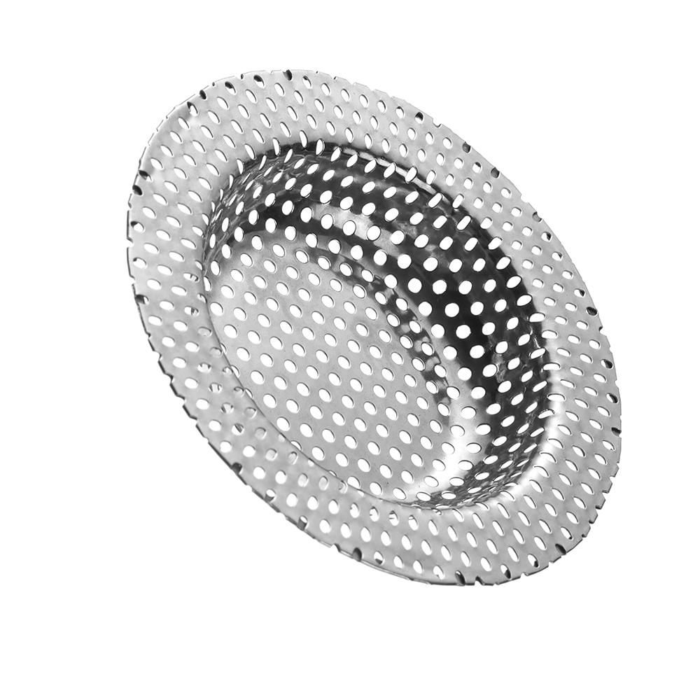 Steel Kitchen Anti Clog Hair Clean Up Sewer Waste Catcher Sink Strainer Mesh Trap Drain Filter