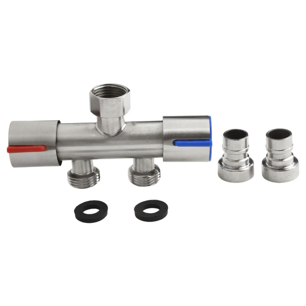 120MM G1 2 Water Diverter Valve Three-way Faucet Valve For Appliances Professional And DIY Suitable Easy Installation