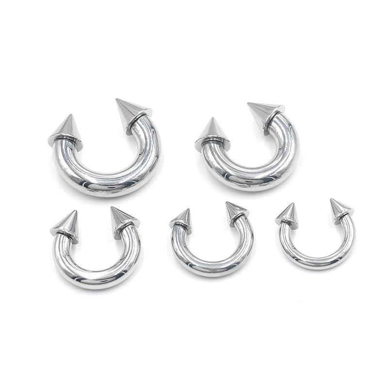Argola de Bola Cativa de Aço Inoxidável Titânio de Uso Múltiplo: Brinco, Mamilo, Genital, Piercing.