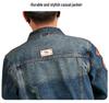 Xintang Menswear | 2025 Men's Trendy American Denim Jacket - Versatile Spring/Autumn Workwear, Casual Outerwear