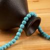 Türkisfarbene facettierte synthetische Perlen für die DIY-Schmuckherstellung - Lose halbfertige Armband-Accessoires