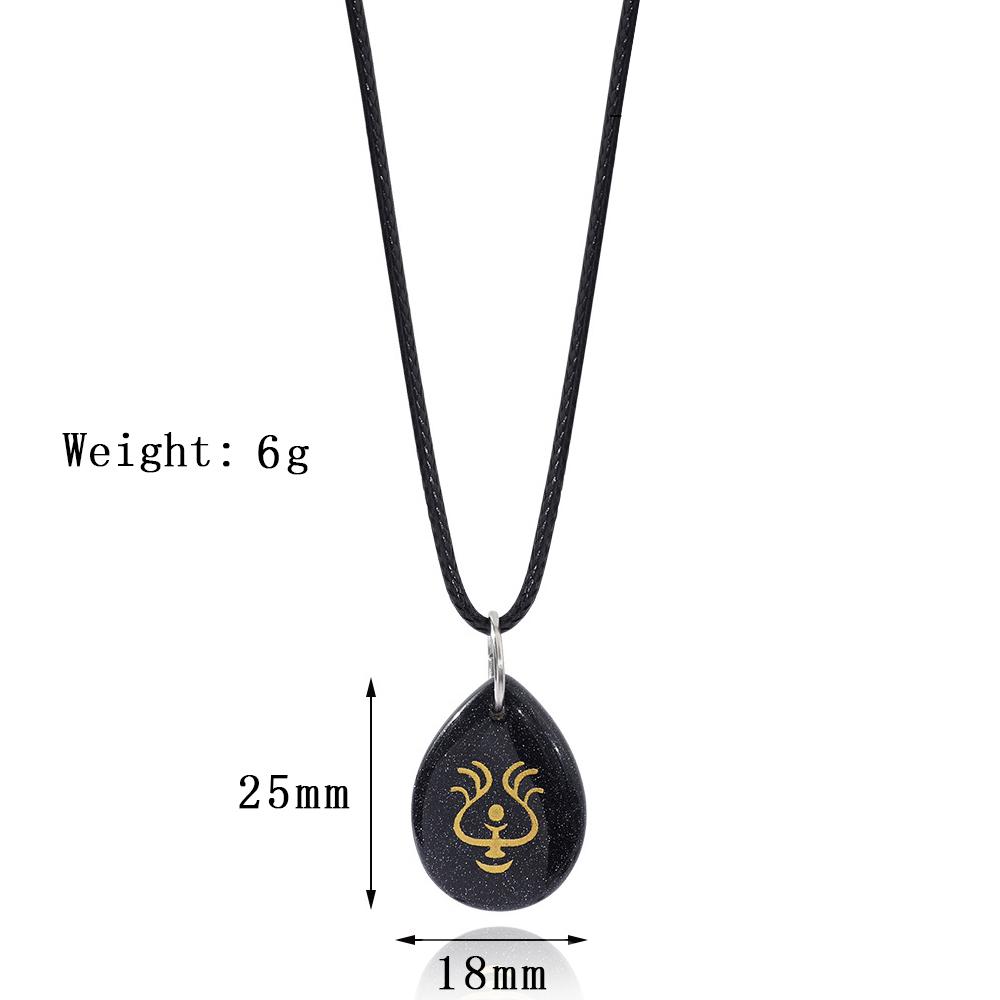 Anime Hayao Miyazaki Series Laputa Flying Stone Necklace Castle In The Sky New Pendant Necklace for Japanese Anime Costume Gift