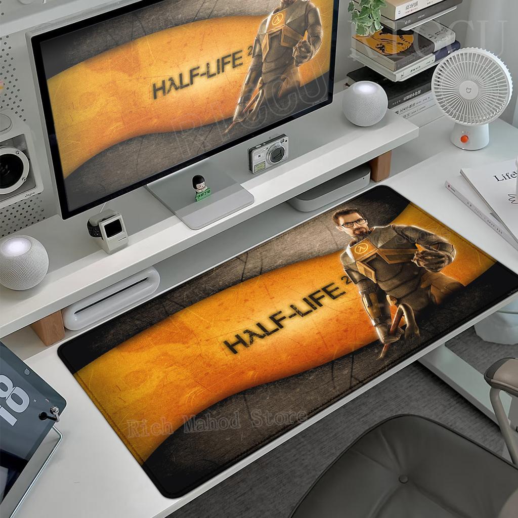 Коврик для мыши Half Life Игровой коврик для стола Расширенный игровой коврик для мыши XXL Нескользящий Аксессуары для ноутбука ПК Игровой ковер для стола Большой коврик для стола