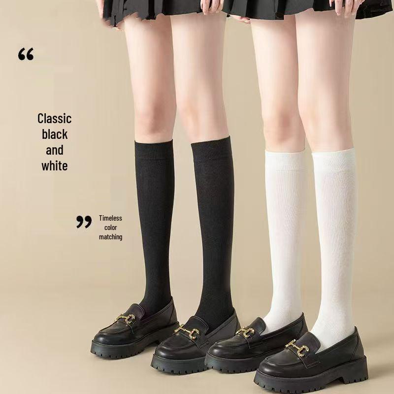 Dámské nadkolenky prodyšné kompresní ponožky - Odolné proti zápachu a odvádějící pot pro jaro a podzim