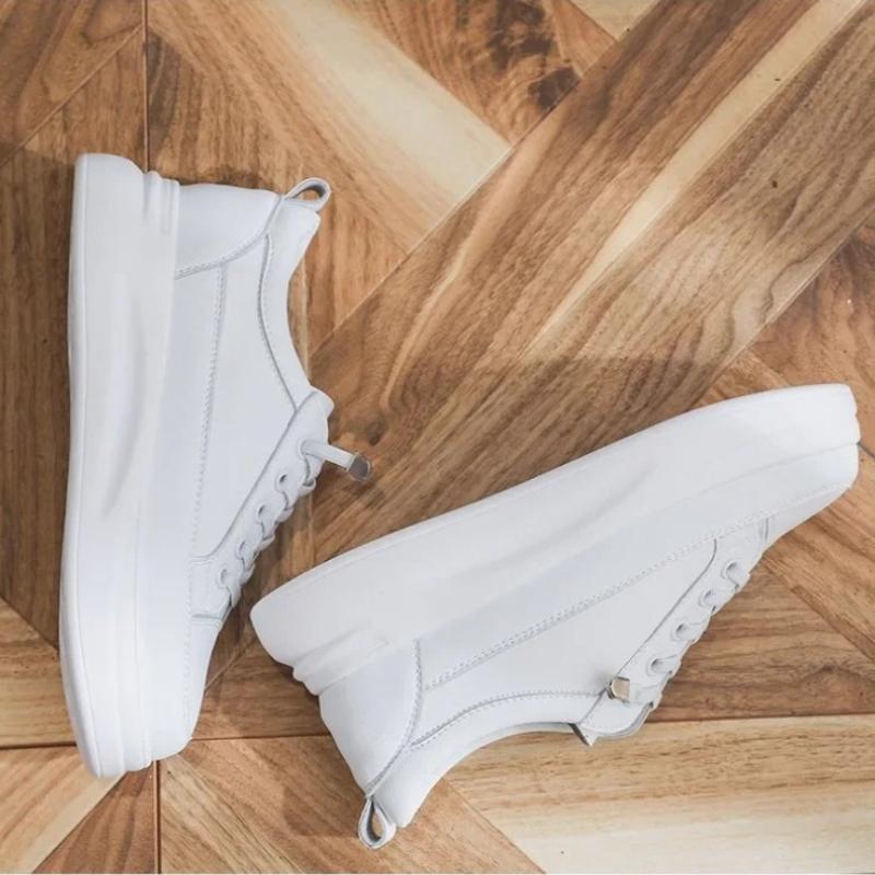Trendy Korean Style Women's Casual Sporty Shoes Spring Autumn 2025 Fashionable Student Sneakers Breathable Sponge Cake Shoes