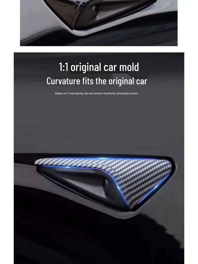 Tesla Model 3/Y Fender Camera Anti-Scratch Emblem Cover Modification