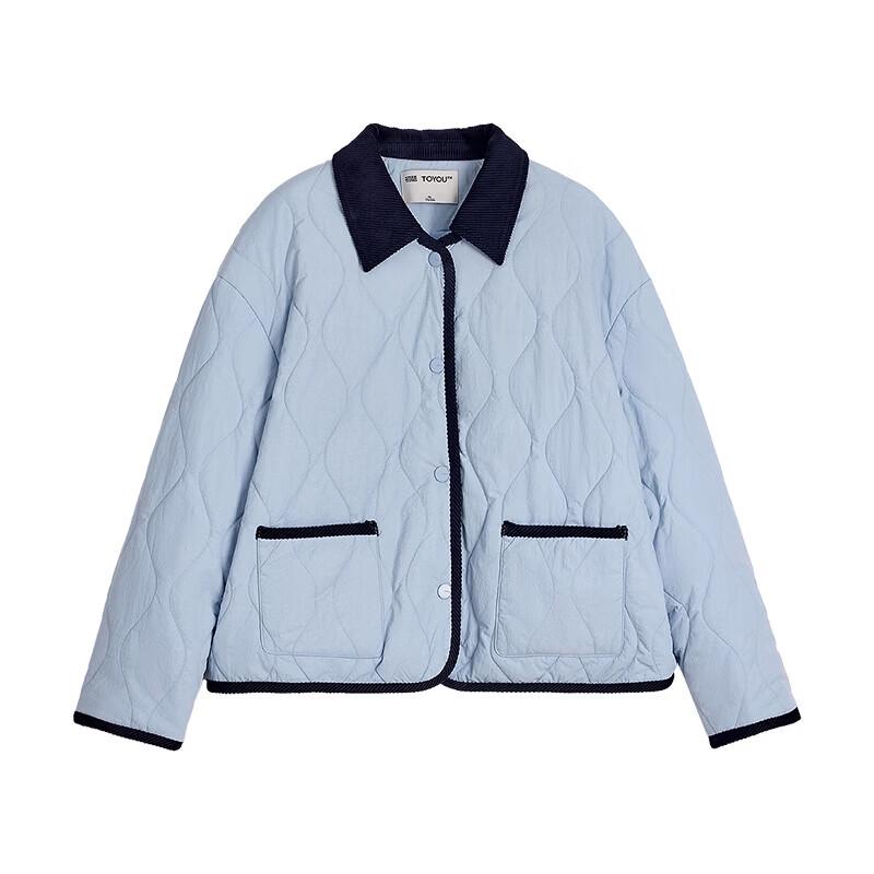 CHUYU Women's Quilted Corduroy Padded Jacket
