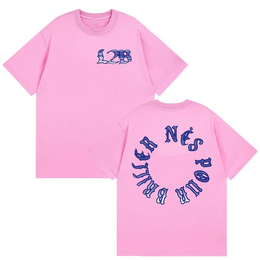 Rapper Nes Pour Briller L2B Album 2026 Print T Shirts Unisexs Pop Fashion Retro Short Sleeve Tshirt pure Cotton Tshirt Streetwear