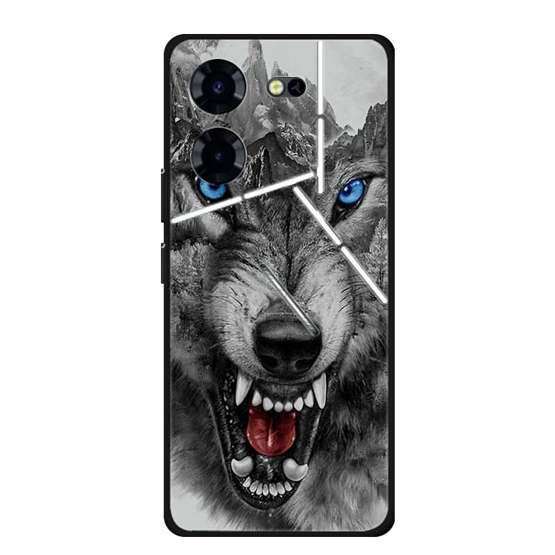 Luxury Case For Tecno Pova 5 Pro 5G TPU Soft Silicone Back Cover for Tecno Pova5 Pro 2023 LH8n Phone Cases Cute 6.78" New etui